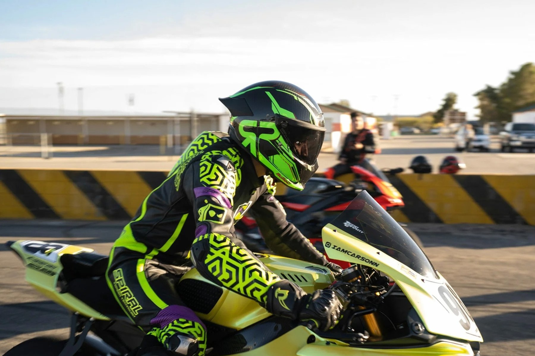 Motorsport action campaign image from Dan Desaleux commercial work