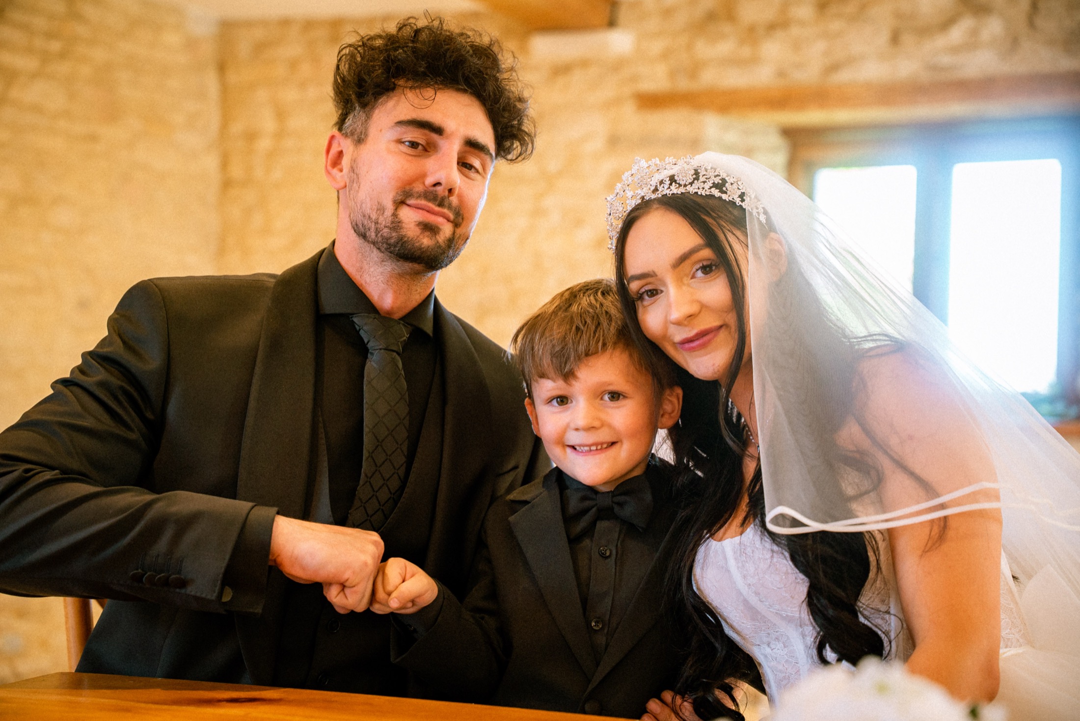 Wedding photograph from the McLaren wedding