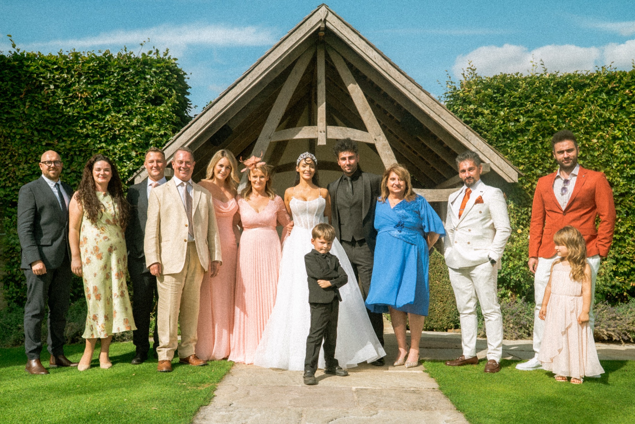 Wedding photograph from the McLaren wedding
