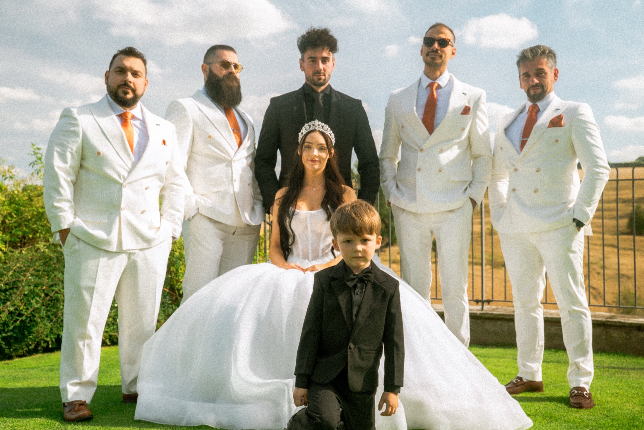 Wedding photograph from the McLaren wedding